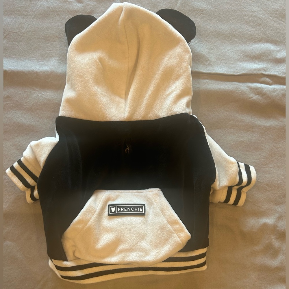 Frenchie brand Panda Bear dog hoodie